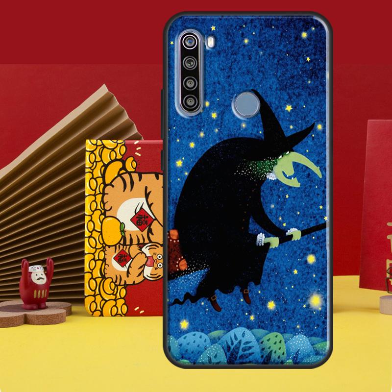 Halloween Wicked Witch Case For Redmi Note 12 10 8 9 11 Pro Cover For Redmi Note 12S 11S 10S 9S 8T 9C 10C 12C Coque