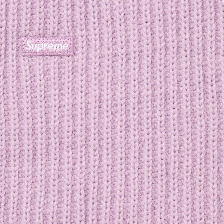 Supreme Small Box Polo Sweater Lavender