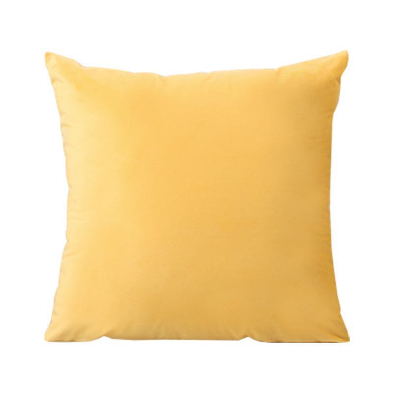 Наволочка из однотонного бархата - Подушка для поддержки талии для дивана или кровати, бесплатная доставка