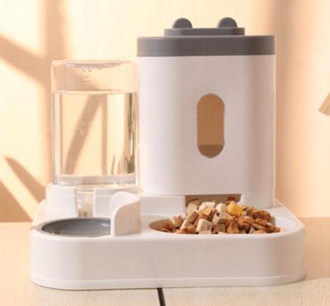 2In1 Automatic Food And Water Feeder Double Bowl For Dog Cat Dispenser