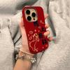Rich pony подходит для чехла для мобильного телефона Apple 17promax iPhone16 с рисунком личи 15/14Pro новый 12.