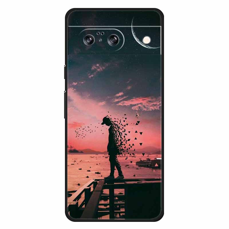 Для Google Pixel 8 / 8pro Чехол Мягкий Силикон Лев Сова Роскошные Задние Крышки Для Google Pixel 8 Pro Чехлы Pixel8 Мультяшные Корпуса