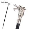 White Luxury Dragon Head Walking Cane Fashion Decorative Walking Stick Gentleman Elegant Cosplay Cane Knob Crosier 93cm