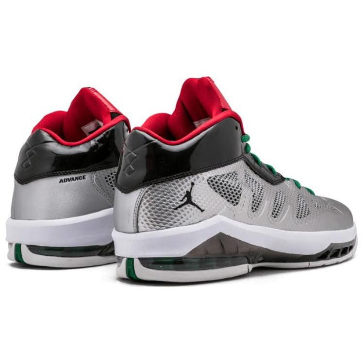 Jordan Melo M8 Нескользящие Средние Винтажные Баскетбольные Кроссовки Мужские Серебристые 542240-084