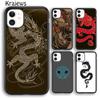 Krajews The Chinese Zodiac Dragon Coque Shell DIY Colorful Soft Phone Case For iPhone 14 5s 6s 7 8 Plus X XR XS 11 12 13 Pro Max