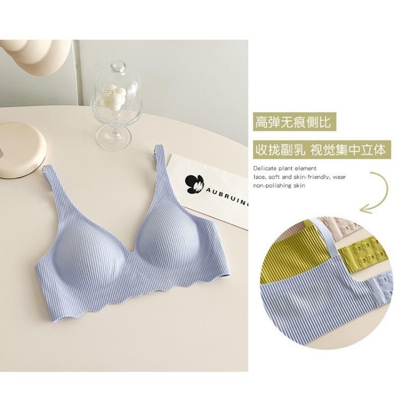 Women Soft Support Wireless Push Up Seamless Breathable Back Beauty Bra