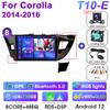 2 Din Android 12 автомобильное радио для Toyota Corolla Ralink 2013-2016 мультимедийный видеоплеер GPS 4G Carplay авто стерео DVD головное устройство