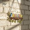 Acrylic Window Hanging Ornament Birds on Branch Suncatcher, Stained Glass Ornament, Colorful Bird Decor for Home Double Side Sun Catcher Panel Garden