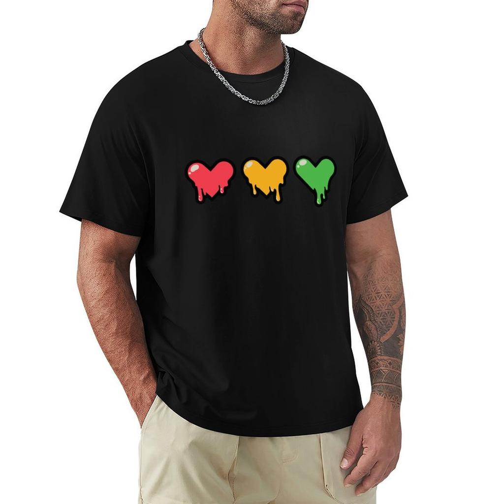 secret life merch heart drip TShirt Large Size Breathable Tee