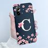 Чехол Для Realme C67 4G Цветы Буквы Рисунок Мягкий ТПУ Тонкий Силиконовый Задняя Крышка Телефона Для OPPO Realme C 67 Защита Funda