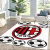 Ac Milan Area Rug Design For Decorate Room Game Room Kitchen Entryway Antislip Rug Anime Office Decor Perfect Gift For Womenmen