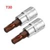 2 шт. Торцевая головка 1/4 дюйма для 3/8-дюймовой трещотки Стальной ремонтный инструмент