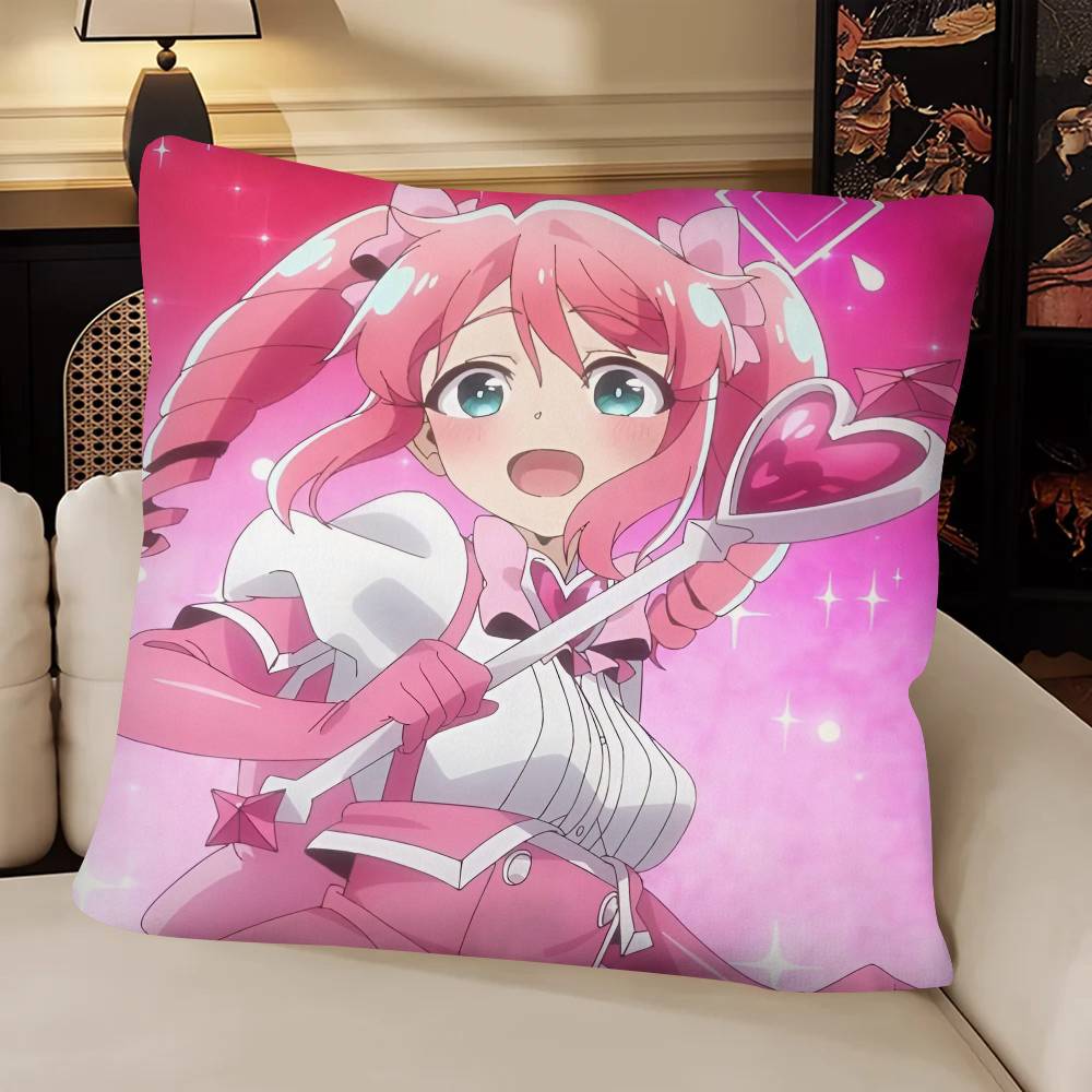 Anime Mahou Shoujo Ni Akogarete Hanabishi Haruka Pillow Case Fashion Square Pillowcase Bedroom Sofa Room Ins Decoration Leisure