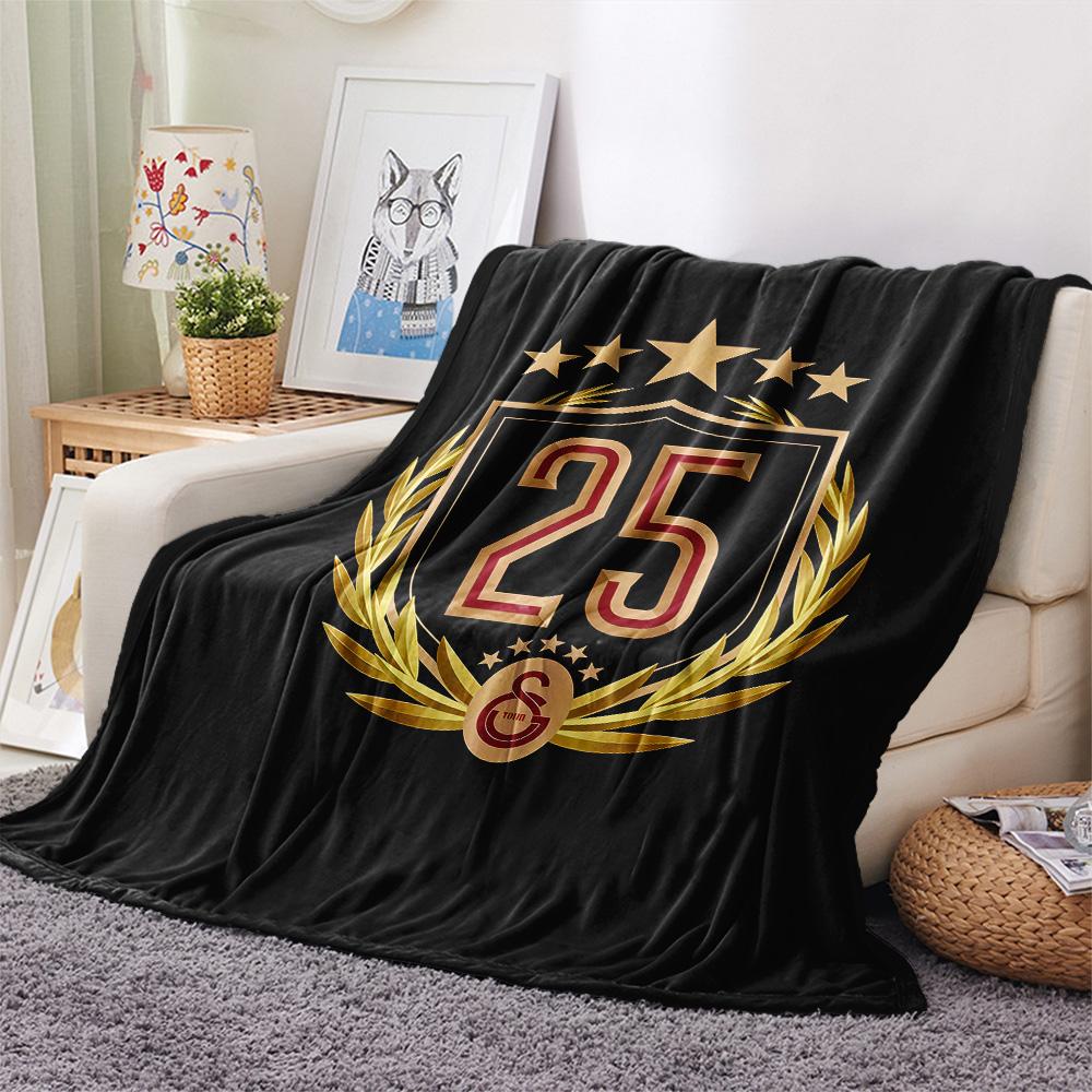 1PC Number 25 Print FlAannel Blanket, High quality Comfortable for All Seasons, Home Decor, Warmth and Comfort