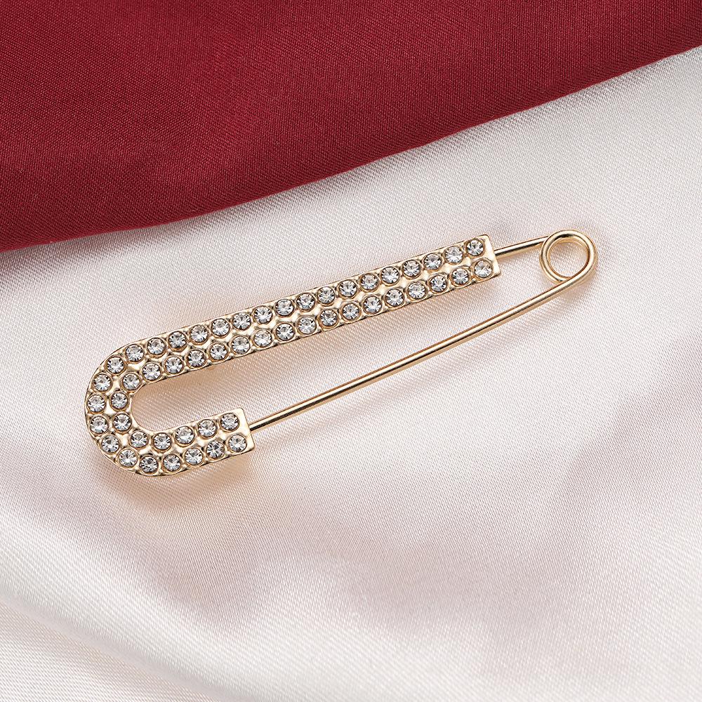 Роскошная брошь-утяжка для талии со стразами: Декоративная булавка и фиксатор для одежды