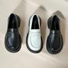 Женские туфли-лодочки Mary Jane в британском стиле на платформе, маленькие кожаные туфли на весну и осень 2025 года, однопедальные туфли-лоферы