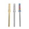 3pcs 3mm Nail Mandrel Stainless Steel Manicure Pedicure Mandrel Rods Sanding Bands Shaft