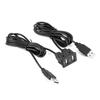 1.5m Dashboard Cable Adapter 2 Port Car Mount Flush Cord for Truck Boat