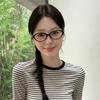 Корейские очки для близорукости «Кошачий глаз» для женщин - Очки со вставкой из TR в заушнике, умные, с защитой от синего света