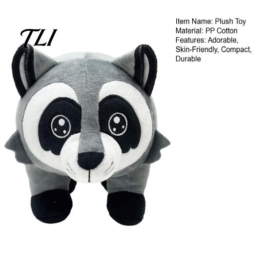 Raccoon Plush Toy Jimothy Plush, Cute Stuffed Animal Toy, Soft Short Safe for Toddlers Plushies Doll, Cartoon Gift Meme Fans Kids Adults Collector