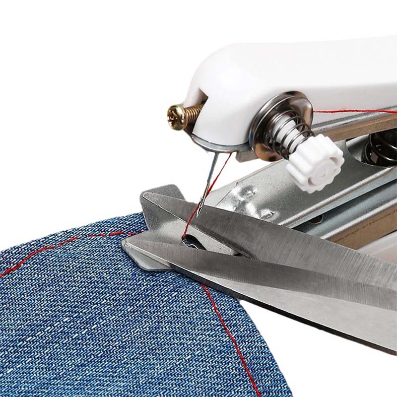 Portable Mini Sewing Machines Needlework Cordless Hand-Held Clothes Useful Sewing Machines DIY Apparel Sewing Fabric Tool