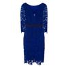 Paper Dolls Женское/женское синее кружевное облегающее платье крючком