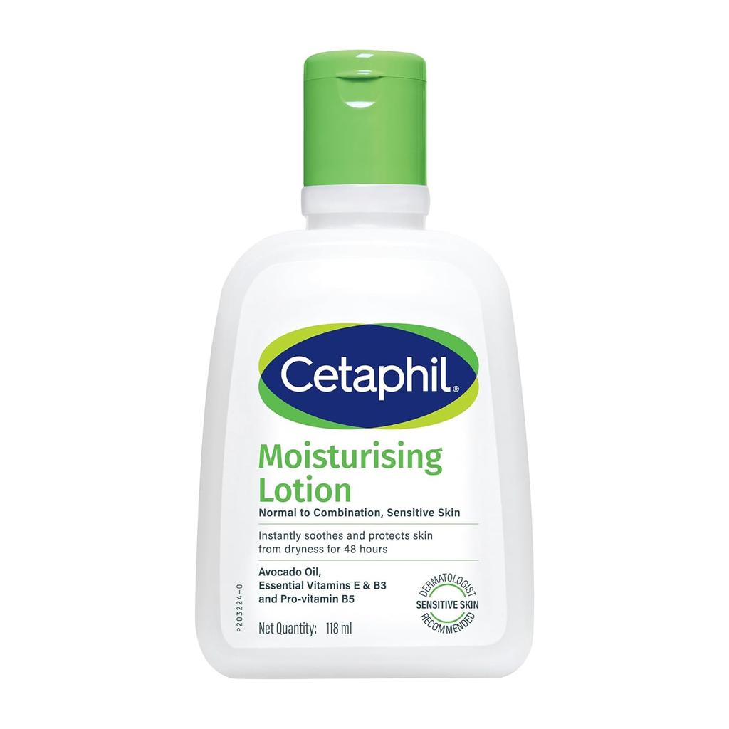 Cetaphil Увлажняющий лосьон 118 мл для лица и тела, Увлажняющее средство для нормальной и сухой кожи
