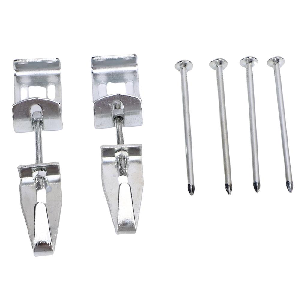 10pcs Adjustable Picture Hangers J Hooks with 20 Nails for Mirrors Pictures Art Support Up To 100 Lbs