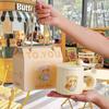 Милая керамическая кружка Butter Bear, практичный подарок на день рождения для друзей, сестер и лучших подруг