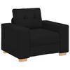 Armchair Black 100x78x80 cm Fabric