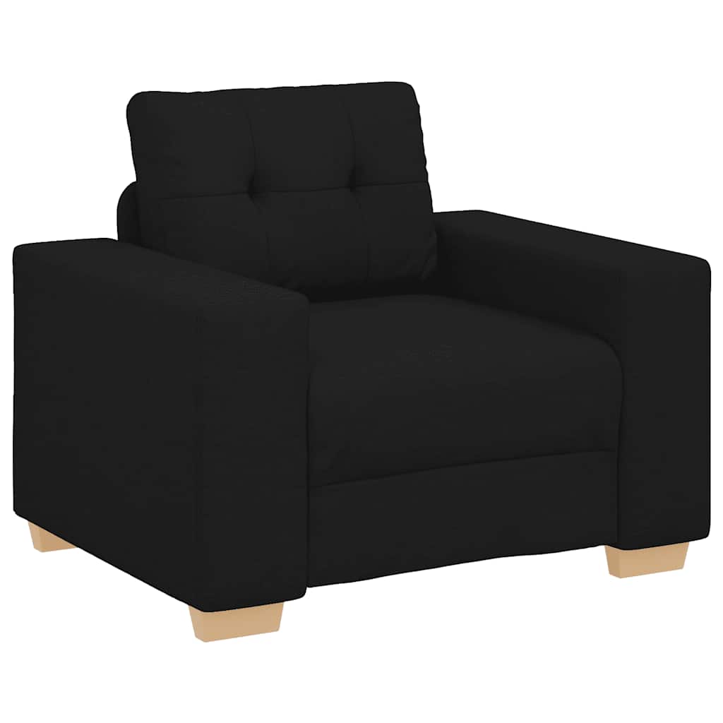 Armchair Black 100x78x80 cm Fabric