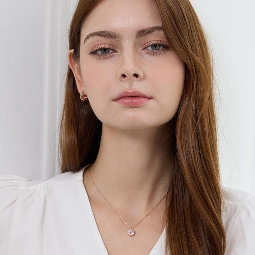 [LeShop] Ожерелье Clarien из 14-каратного золота (Позолоченный)_LJ5249BRN