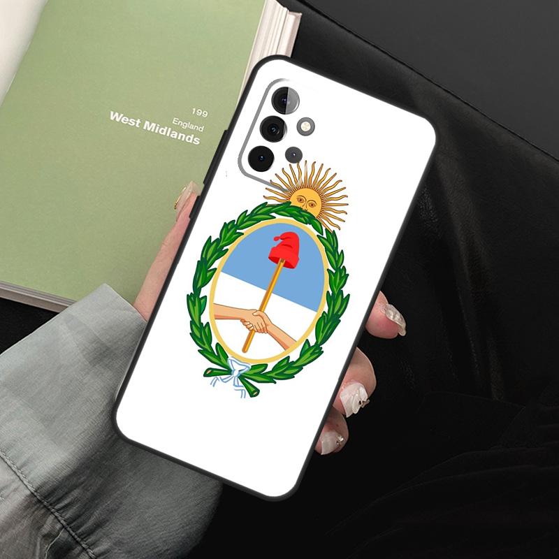 Флаг Аргентины для Samsung Galaxy A36 A56 A26 A16 A15 A55 A53 A33 A35 A22 A32 A52 A54 A34 A14 A05 A06 Чехол