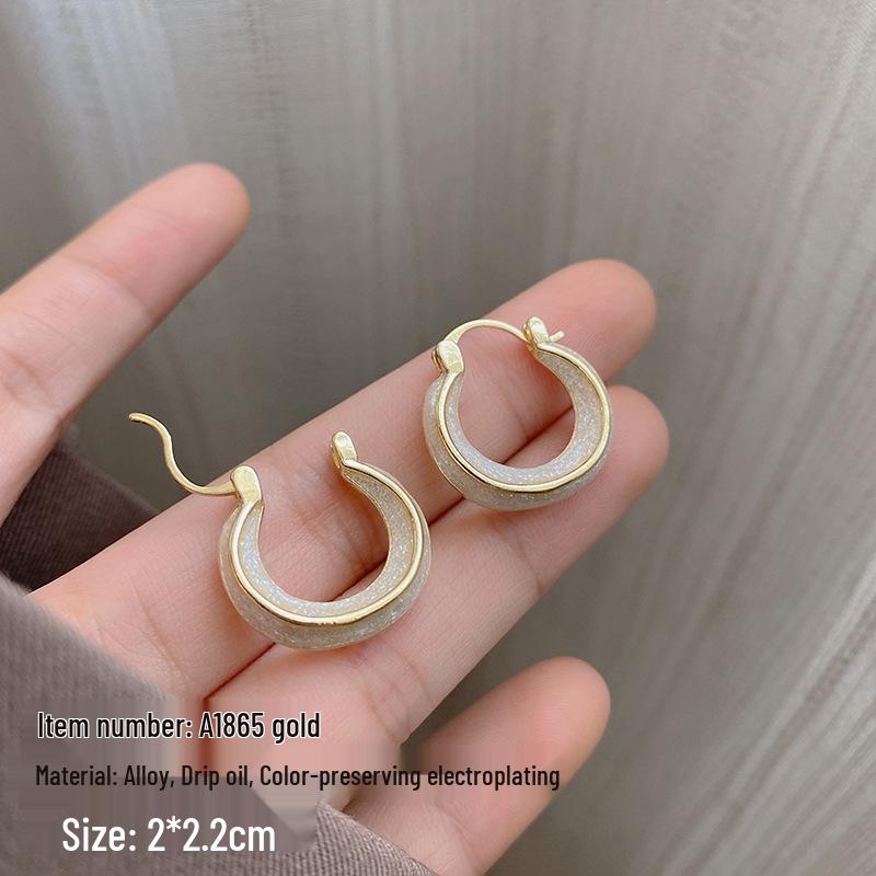 Elegant Imitation Pearl Stud Earrings – Luxury, Versatile Style for Women