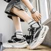Men's Fashion Leisure Sports Breathable Thick Bottom Lightweight  Korean Version Comfortable Low Top Thick Bottom Men's Shoes