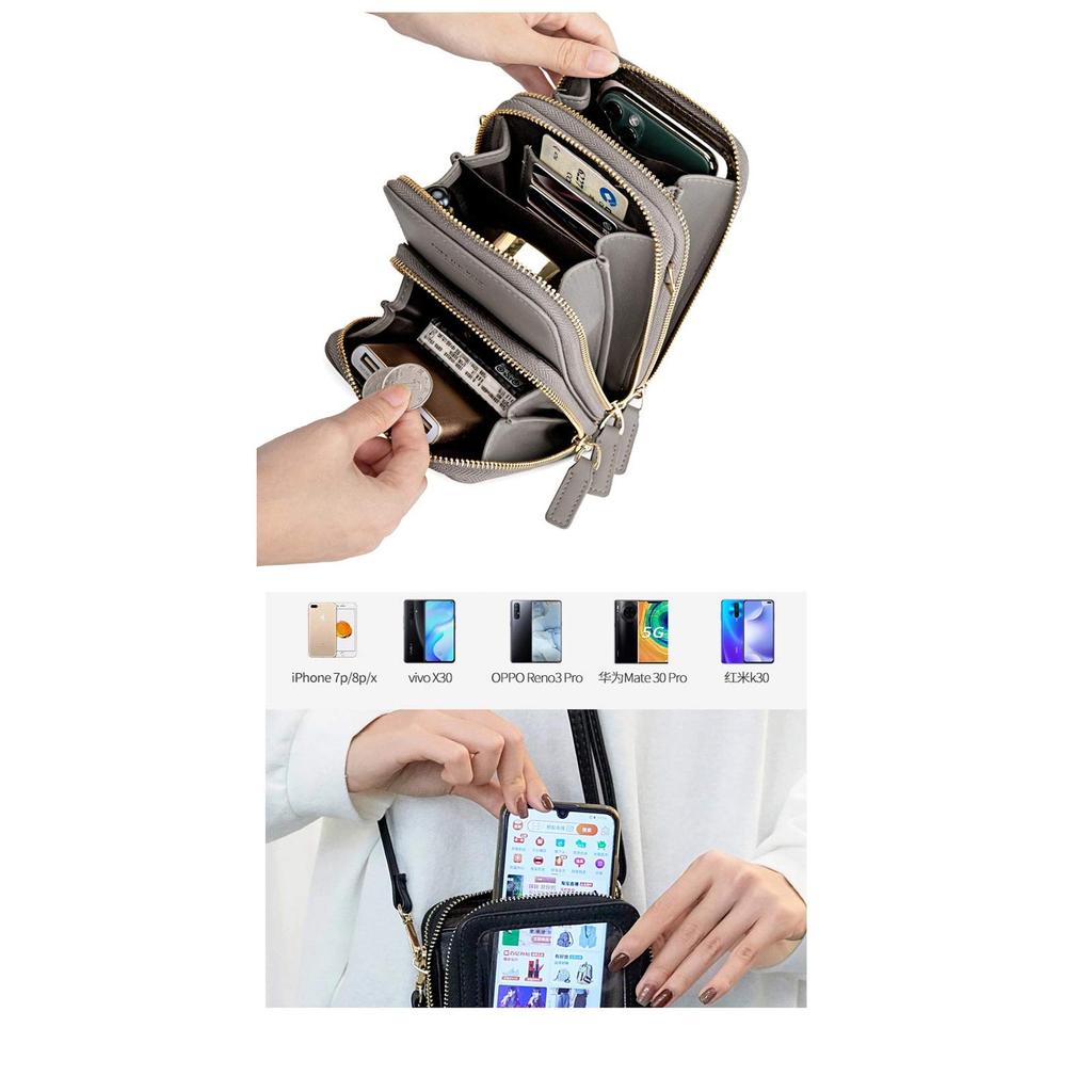 2021 Новый многофункциональный чехол для смартфона Чехол для смартфона с наплечной сумкой Чехол для мобильного телефона для карт и мелких предметов Сумка-чехол большой вместимости Наплечная сумка