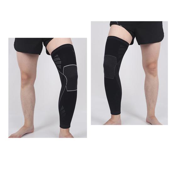 Дышащие нейлоновые наколенники сохраняют тепло, длинная трубка для фитнеса и фитнеса, защита ног для занятий спортом на свежем воздухе