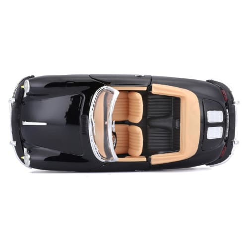 Bburago 1/24 Scale Porsche 356B Cabriolet 1961 Black / Diecast Model Car, Finished Product, 18-22078