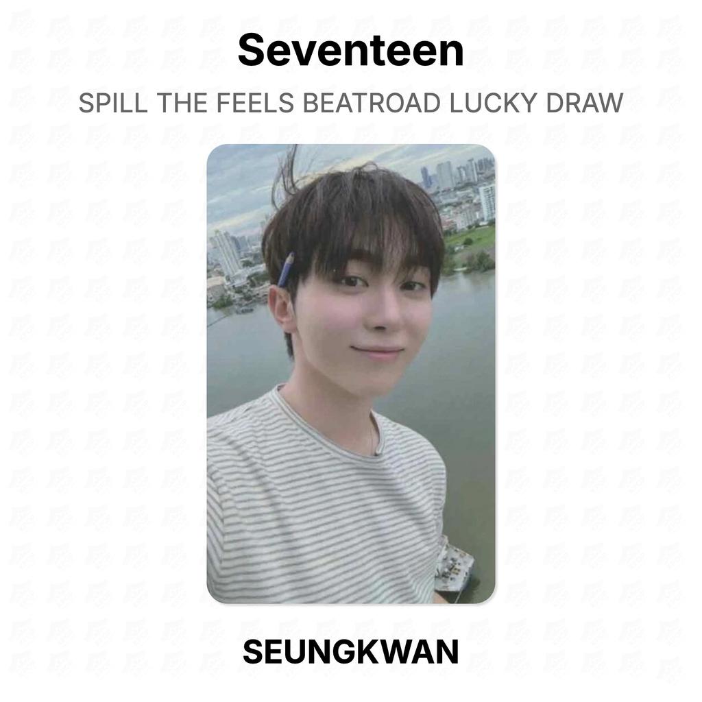 Seventeen ВЫПЛЕсни ЧУВСТВА BEATROAD РОЗЫГРЫШ Официальная фотокарточка