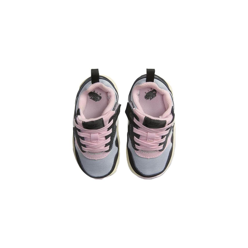 Nike Air Max 1 TD Антрацитово-розовые детские кроссовки из пеноматериала Серо-черный Summit-Белый DZ3309-004