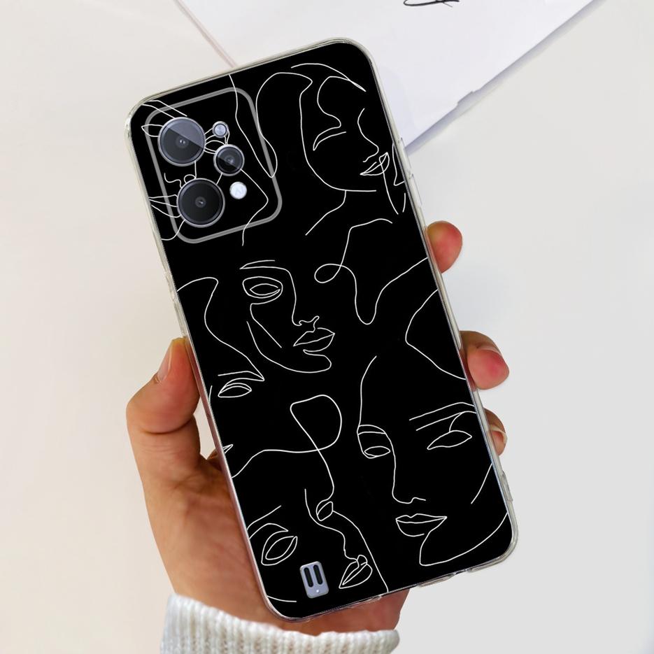Чехол для Realme C31 RMX3501 Новая Модная Расписная Крышка Мягкий Тонкий Чехол для Телефона Для Realme C31 C 31 RealmeC31 Задняя Крышка Fundas Coque