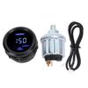 52mm Digital Oil Pressure Gauge Oil Press Meter with Blue Back Light Universal Fit for 12v Vehicle