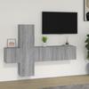 VidaXL TV Unit Set 3 Pcs Sonoma Grey Engineered Wood 3120228