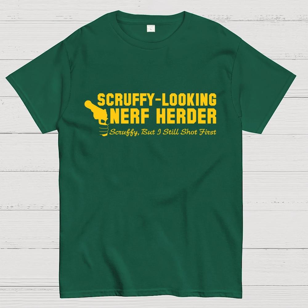 Scruffy Rebel Cotton Summer Casual Cool Loose T-Shirt