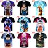 3d Mens Womens Print Dragon Ball Z Vegeta Goku Tshirts Casual Tees Shirts Anime