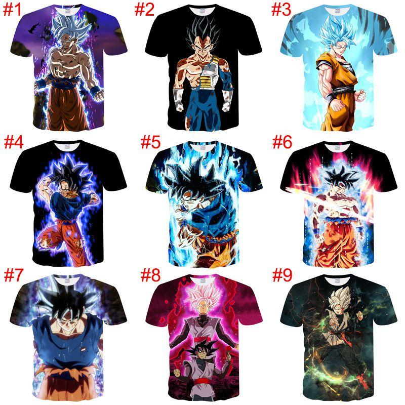 3d Mens Womens Print Dragon Ball Z Vegeta Goku Tshirts Casual Tees Shirts Anime