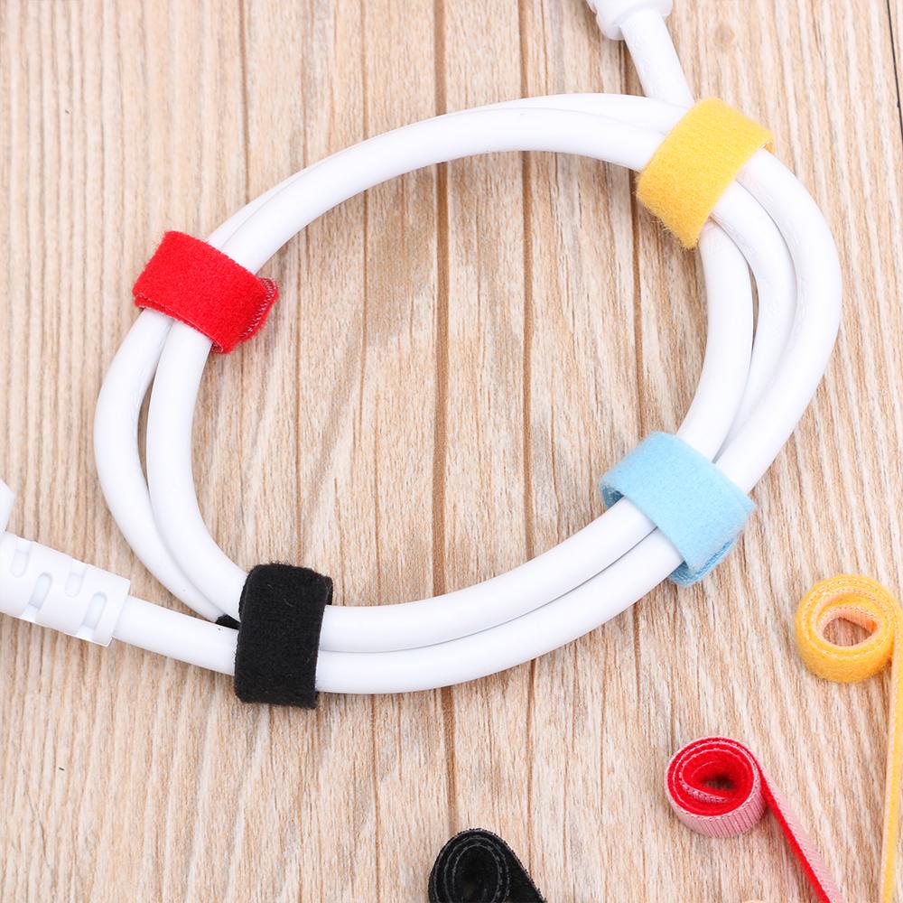 20pcs New Earphone Mouse Fastening  Nylon Ties Management Cable Organizer Wire Protector