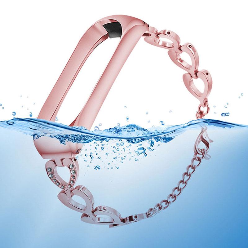 Ремешок для Mi Band 3 4 5 6 7 из нержавеющей стали Xiaomi Mi 6 5 4 3 Регулируемый ремешок для часов Браслет на запястье Аксессуары для умных часов для женщины, жены, дочери