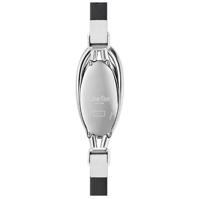 Calvin Klein Часы кварцевый механизм атласный ремешок 28 мм белый циферблат женские часы 30 метров водонепроницаемые K5H231K6