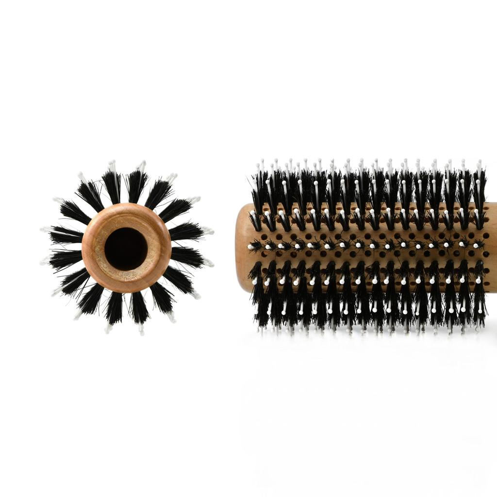 Круглая расческа Hercules Sägemann из щетины кабана 9229, 37/73 мм